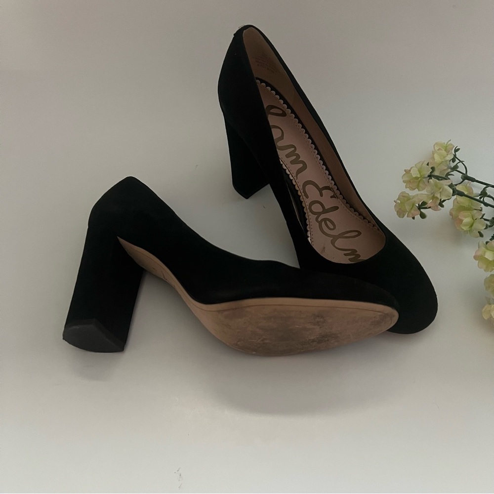 Sam Edelman Black Women's Heels Size 8 - Picture 3 of 7